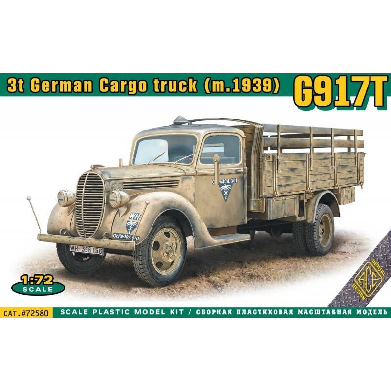 1/72 G917T 3t German Cargo Truck (Mod.1939)