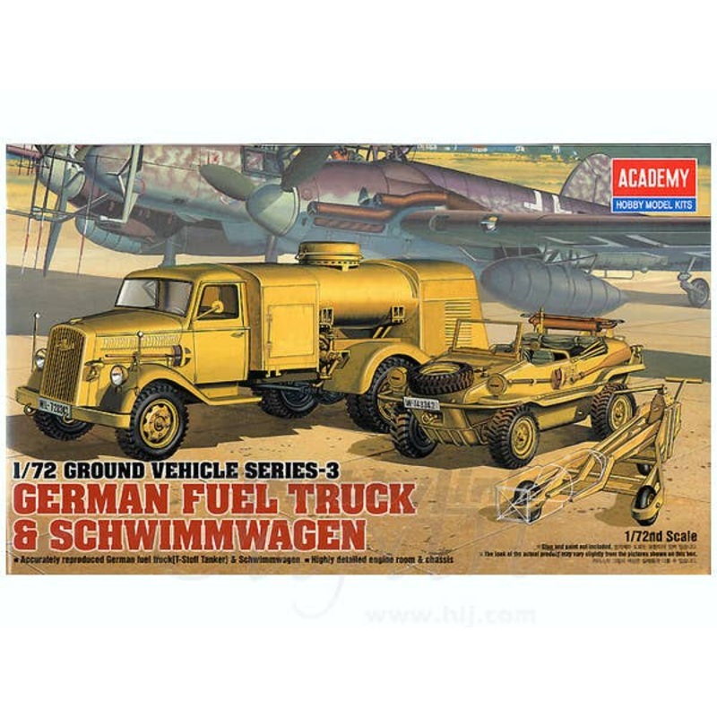 1/72 German Fuel Truck & Schwimmwagen