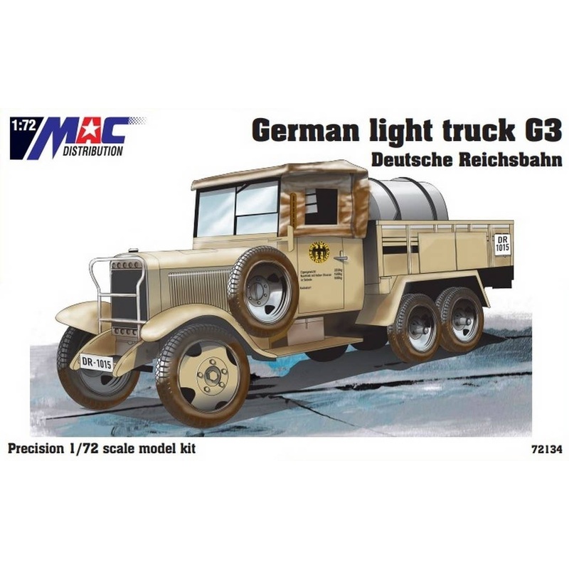 1/72 German Light Truck G3 Deutsche Reichsbahn