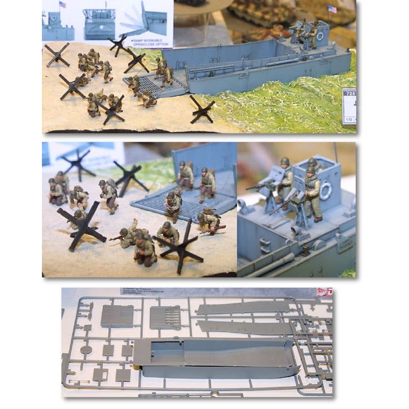 1/72 LCM(3) Landing Craft w/29th Infantry