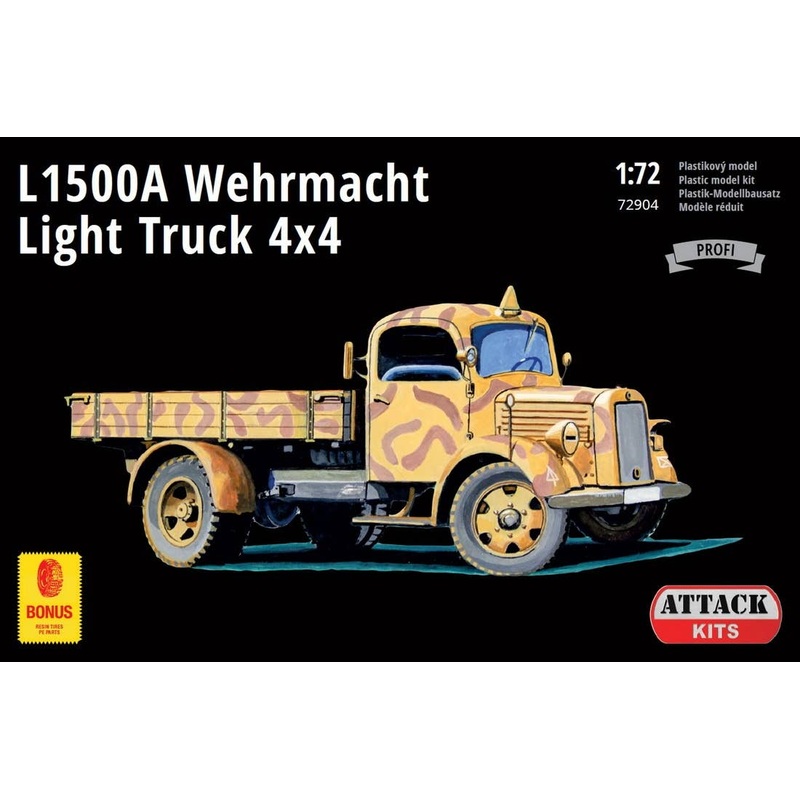 1/72 M.B. L1500A Wehrmacht Light Truck 4x4