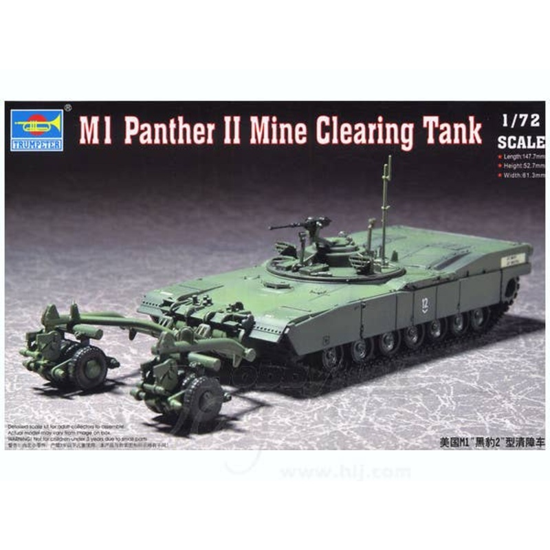 1/72 M1 Panther II Mine Clearing Tank