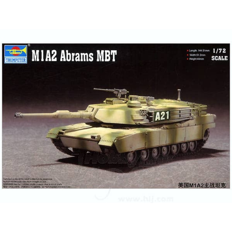 1/72 M1A2 Abrams MBT