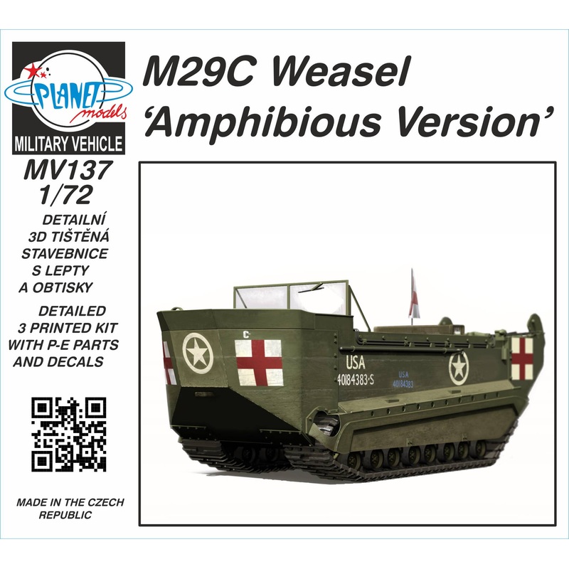 1/72 M29C Weasel 'Amphibious Version'