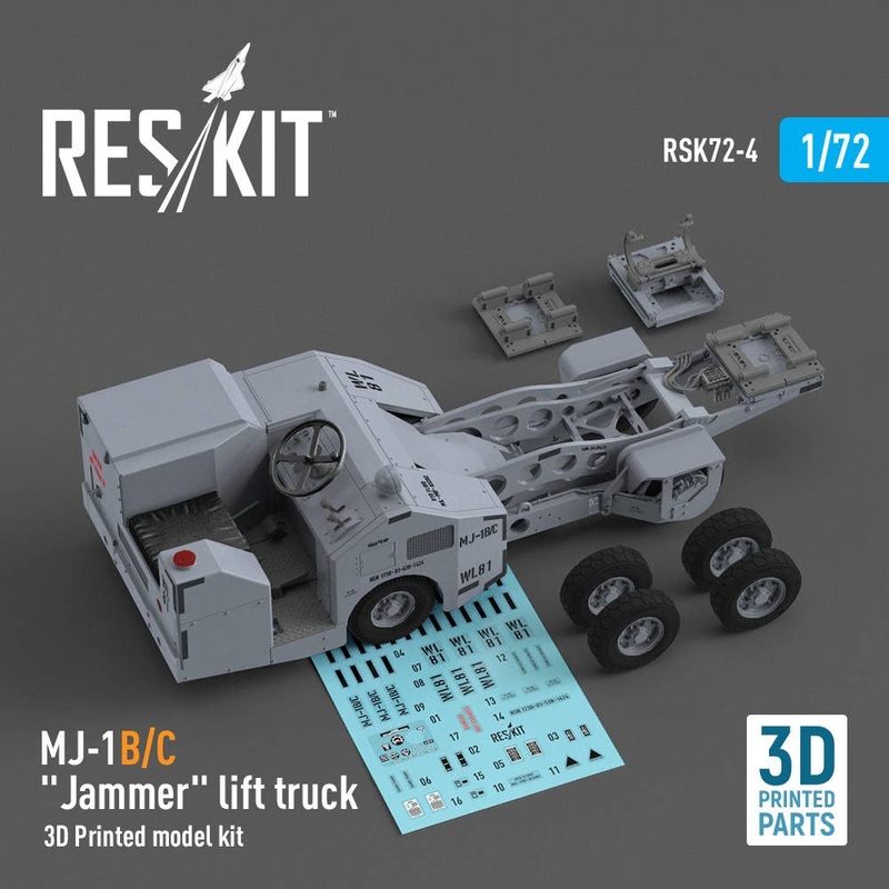 1/72 MJ-1B/C Jammer lift truck (3D Printed model kit)