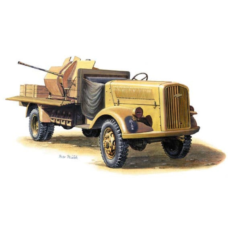 1/72 Opel Blitz w/Flak 38 Afrika Korps