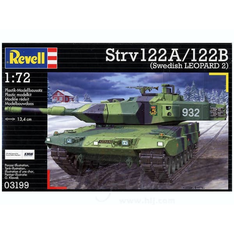 1/72 Strv 122A/122B Swedish Leopard