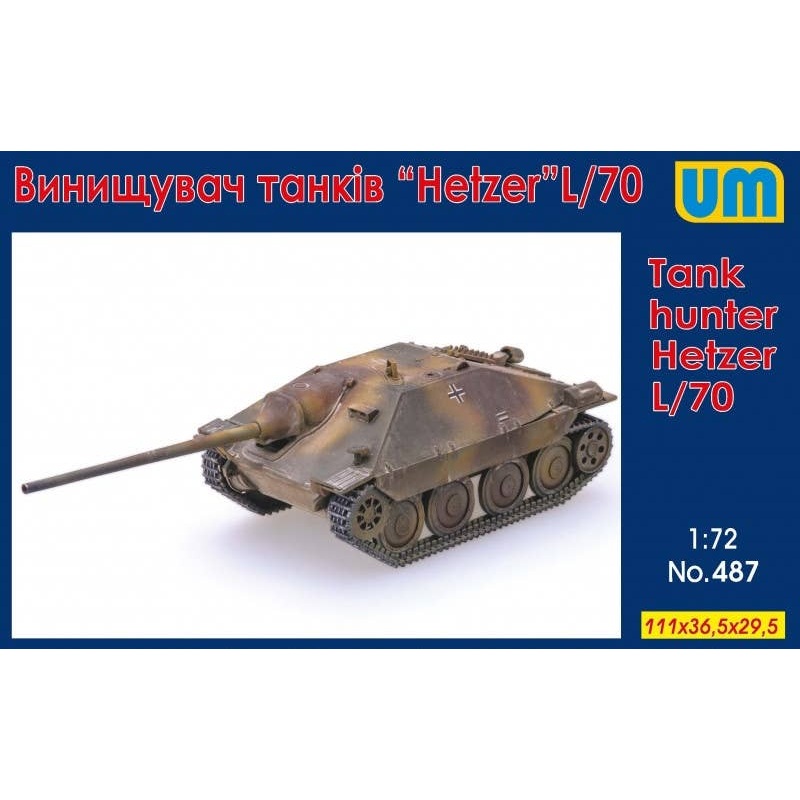 1/72 Tank Hunter Hetzer L/70