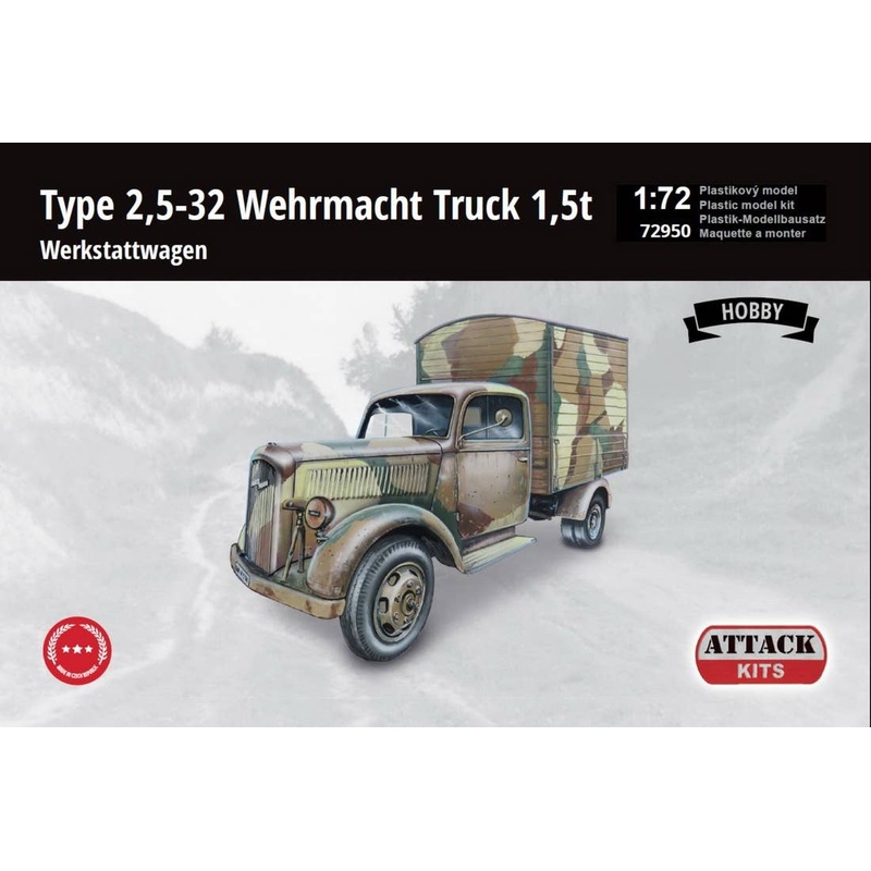 1/72 Type 2,5-32 Wehrmacht Truck 1.5t Werkstattwagen