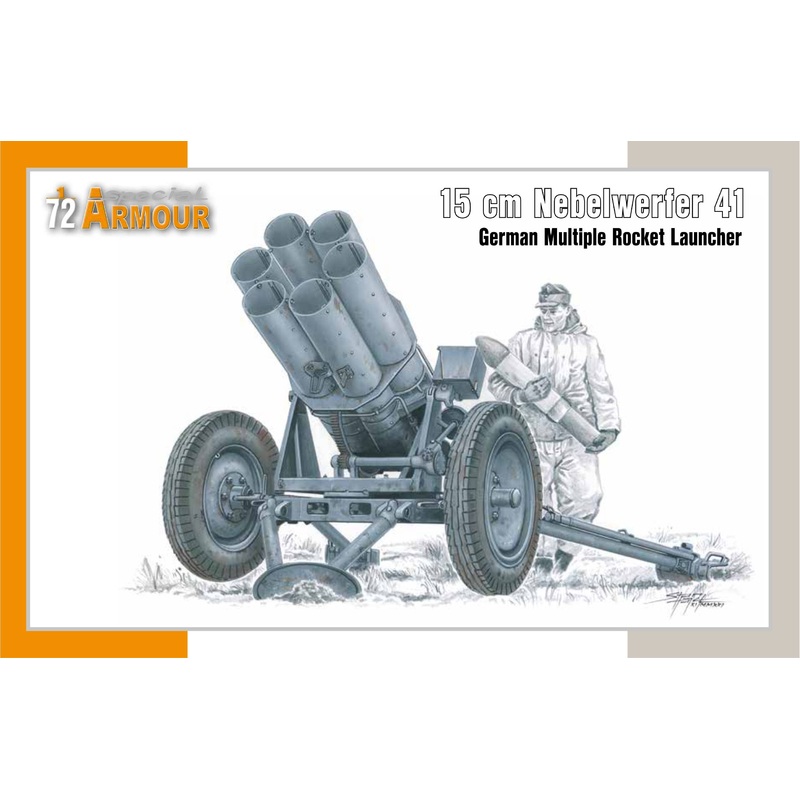 1/72 15cm Nebelwerfer 41 German 6 Multiple Rocket Launcher