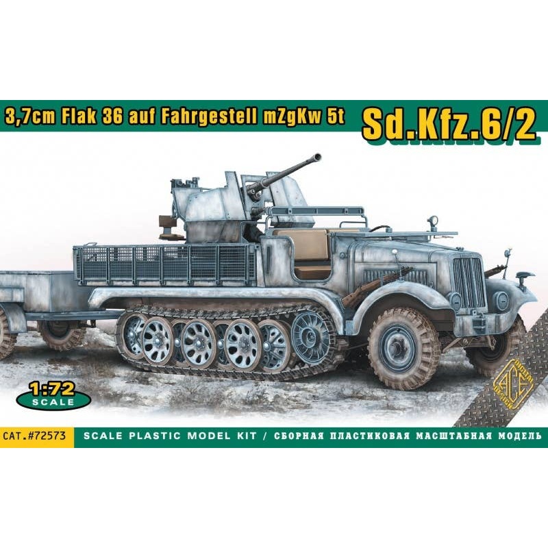 1/72 3,7cm Flak 36 auf Fahrgestell mZgKw 5t Sd.Kfz.6/2