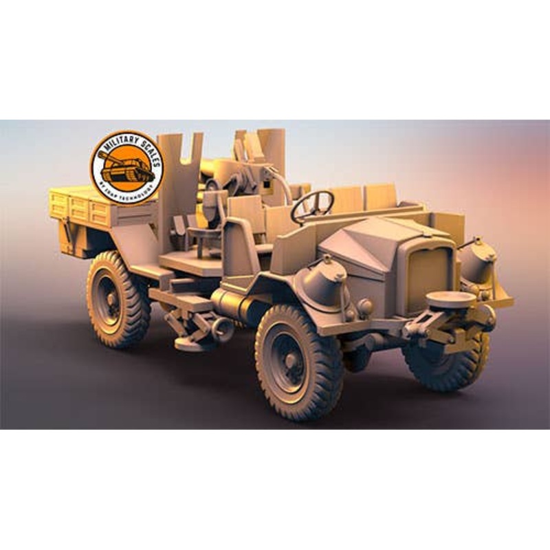 1/72 British Morris Boforce C9/B 40mm Anti-aircraft Gun Truck