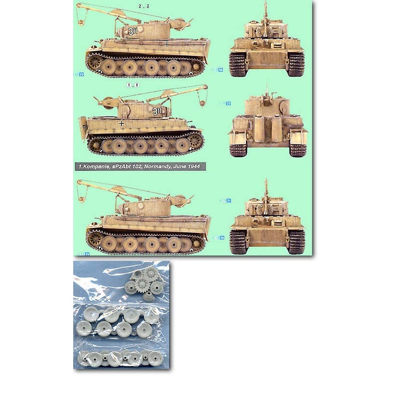 1/72 Demolition Tiger w/Zimmerit