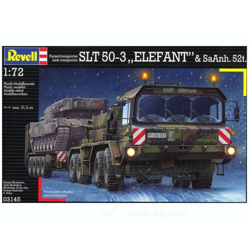 1/72 Faun SLT 50-30 Elepfant Tank Transporter w/Trailer