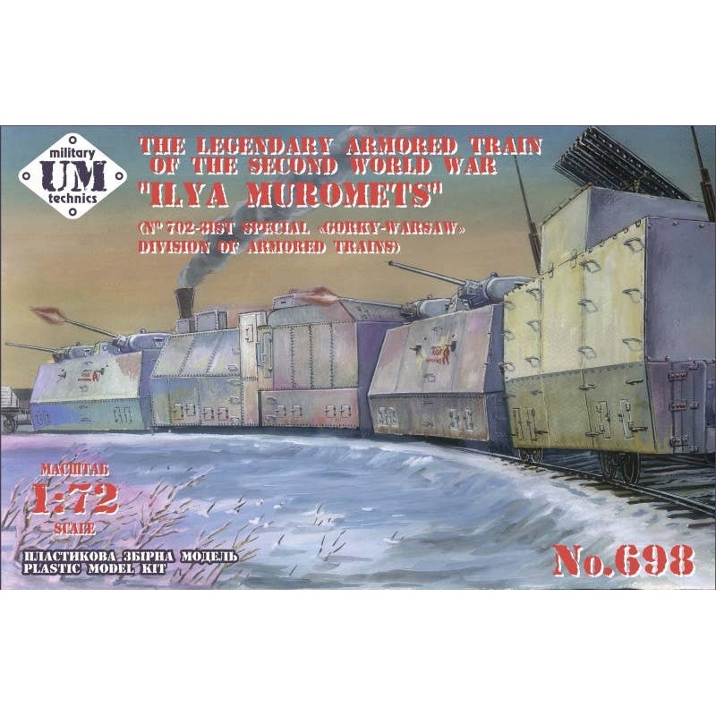 1/72 Ilya Muromets The Legendary Armored Train of WWII
