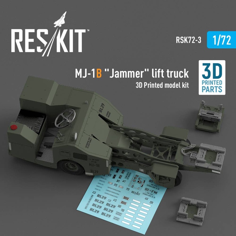 1/72 MJ-1B Jammer lift truck (3D Printed model kit)