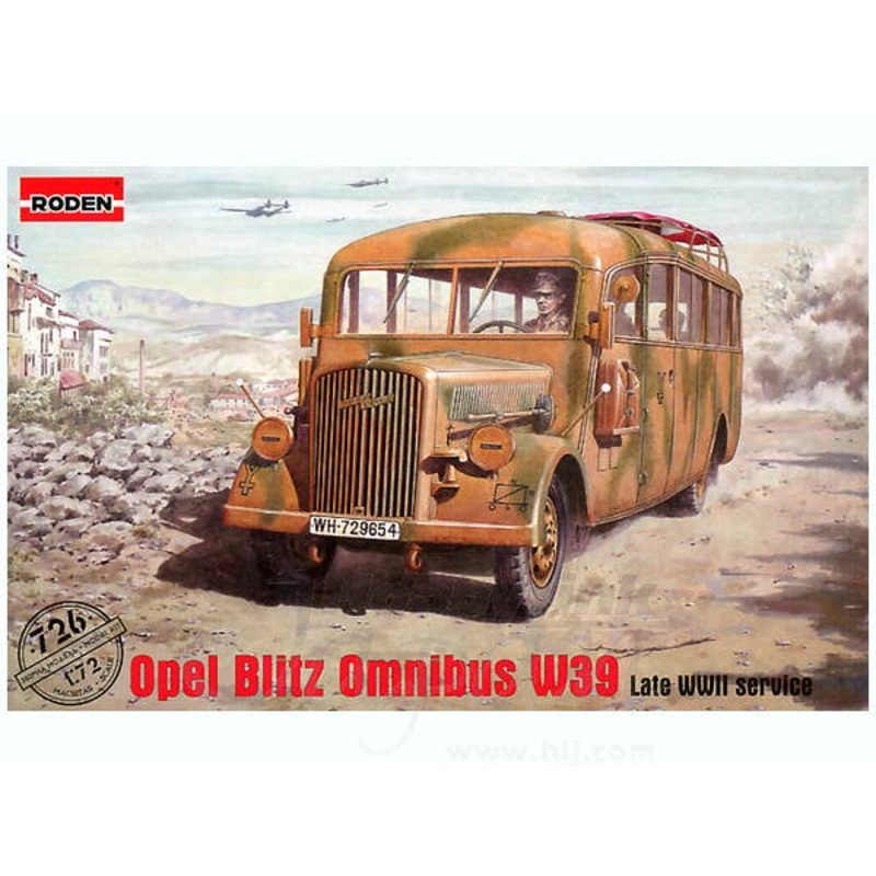1/72 Opel Blitz Omnibus W39 Late WWII Service