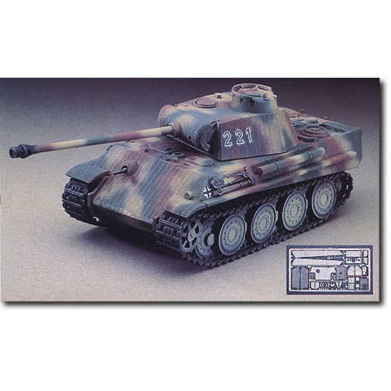1/72 Panther Ausf.G Steel Wheel with Zimmerit Coating