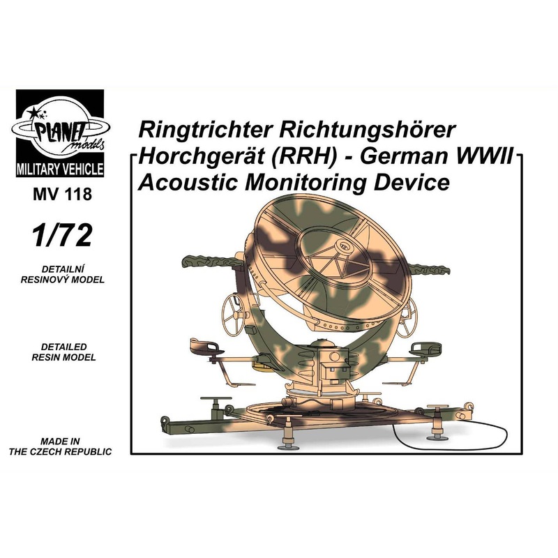 1/72 Ringtrichter Richtungshorer Horchgerat (RRH) German WW2 Acoustic Monitoring Device