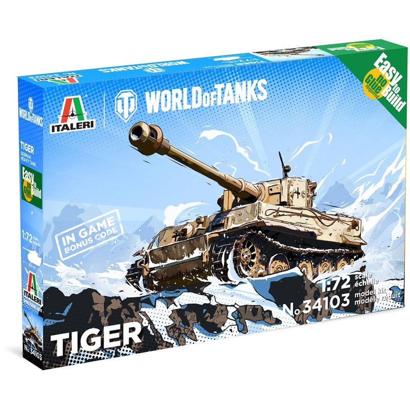 1/72 Tiger WoT Easy to Build