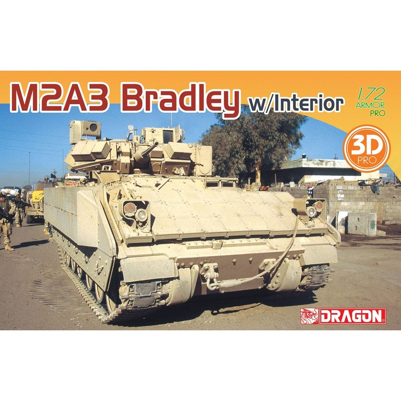 1/72 U.S. Army M2A3 Bradley with 3D Printed Interior Parts