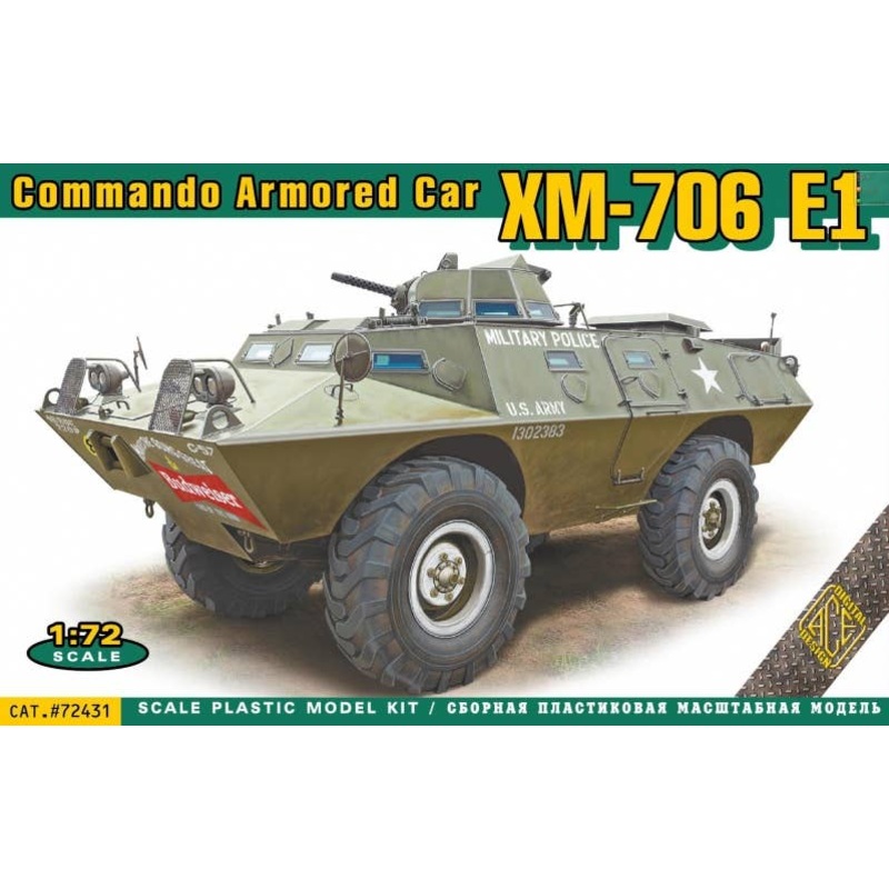 1/72 US XM-706E1 Commando Armoured Vehicles