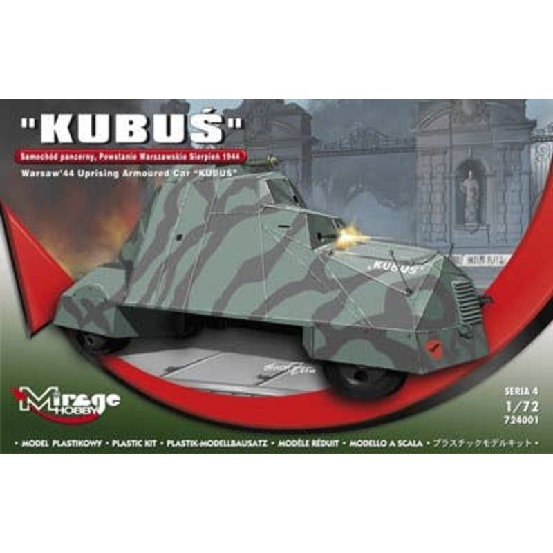 1/72 Warsaw 44 Uprising Armoured Car KUBUS