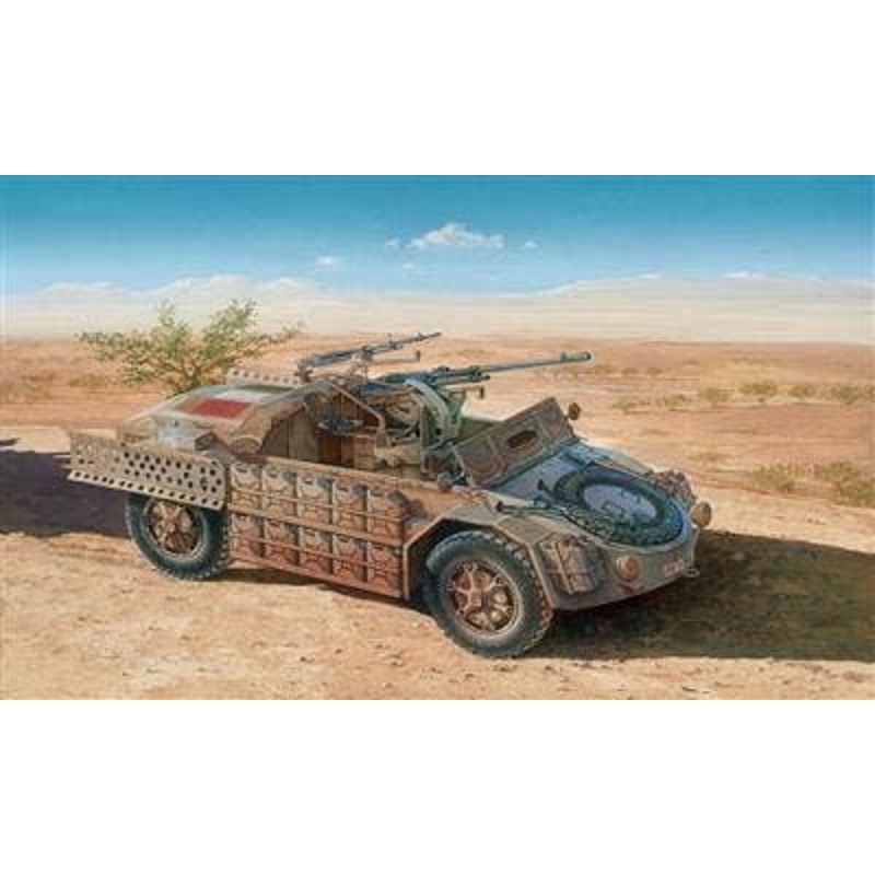 1/72 WW.II Italian Army Wheeled Reconnaissance Vehicle Camionetta AS.42 Sahariana