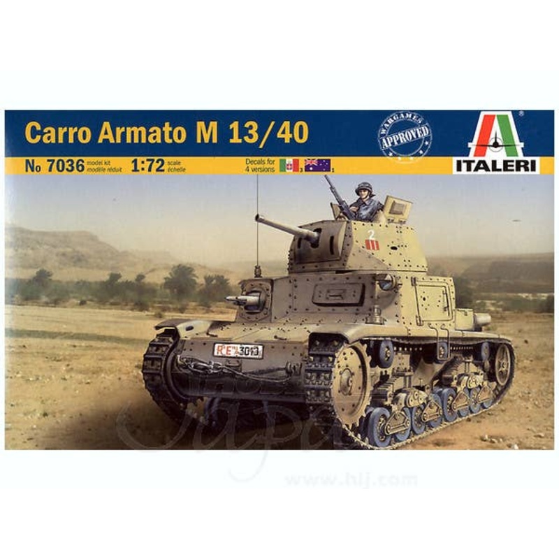 1/72 WWII Carro Armato M 13/40