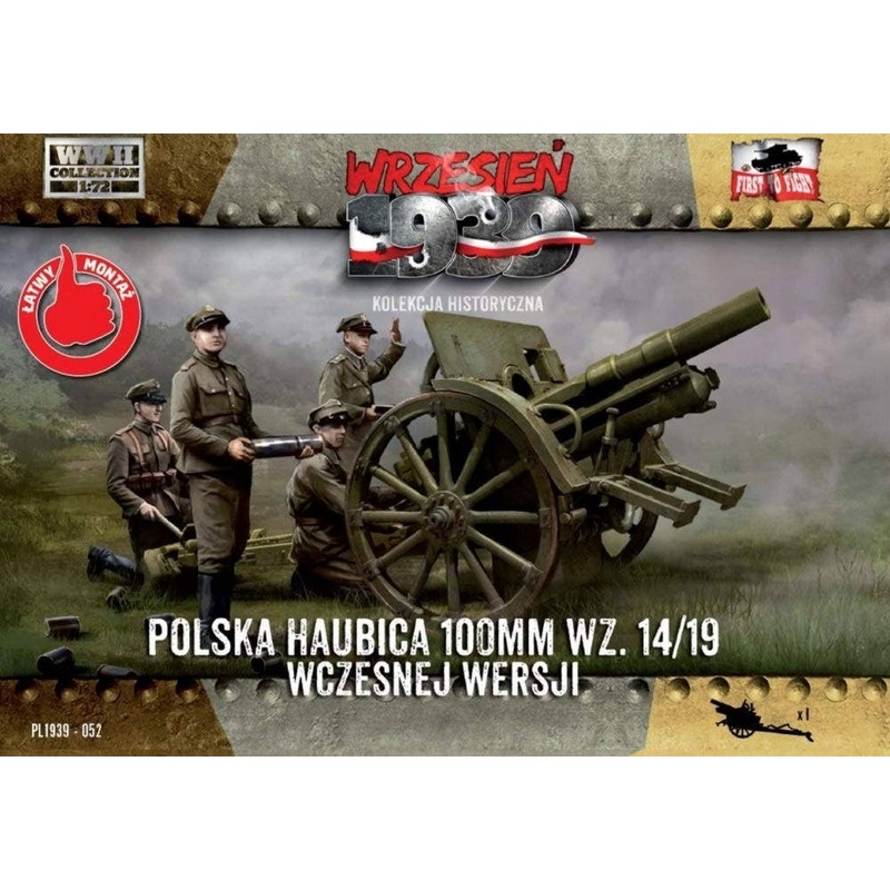 1/72 100mm Polish wz. 14/19 Howitzer, Early Version