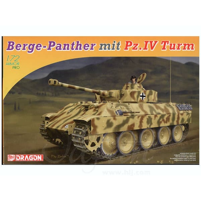 1/72 Berge-Panther Mit Aufgesetztern Pz.Kpfw.IV Turm Als Befehlspanzer
