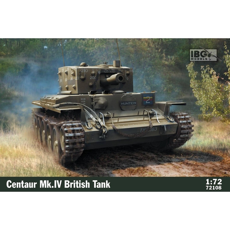 1/72 British Centaur Mk.IV Cruiser Tank A27L / 95mm Gun Installed