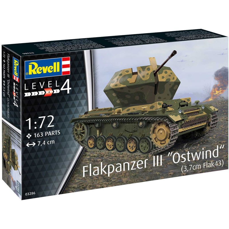 1/72 Flakpanzer III Ostwind 3.7cm Flak 43