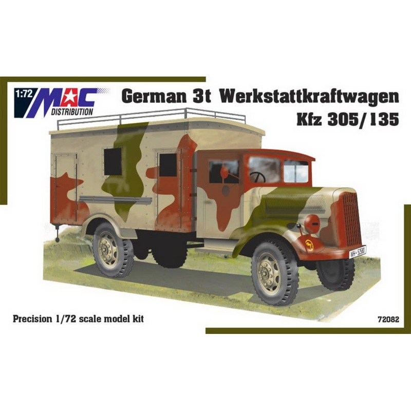 1/72 German 3t  Werkstattkraftwagen Kfz.305/135