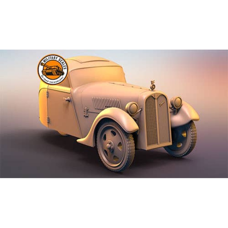 1/72 German Framo Stromer Three-wheeled Passenger Car