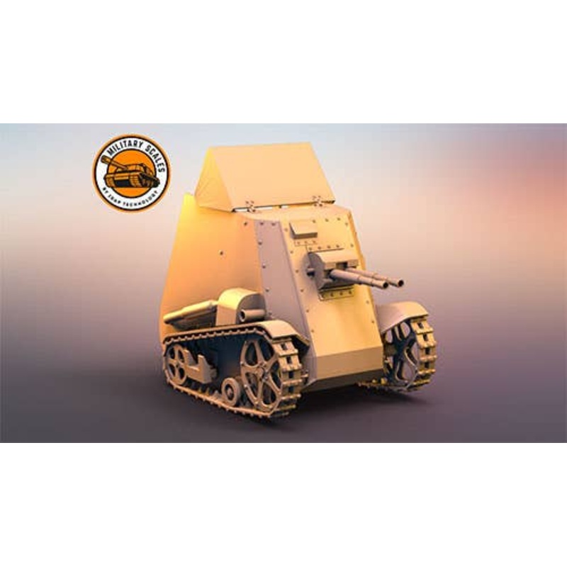 1/72 Italian Ansaldo MIAS Mobile Machine Gun Emplacement