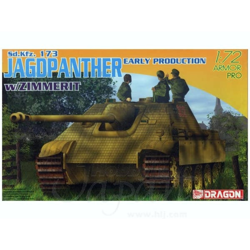 1/72 Jagdpanther Early Model w/Zimmerit Coating