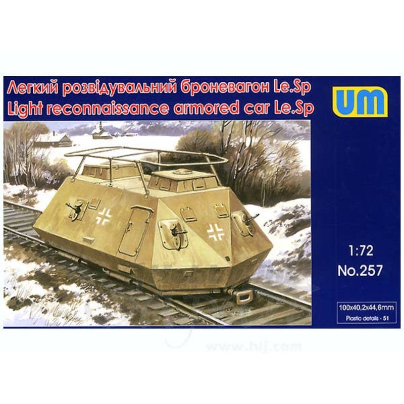 1/72 Light Armored Reconnaissance Armored Car Le.Sp