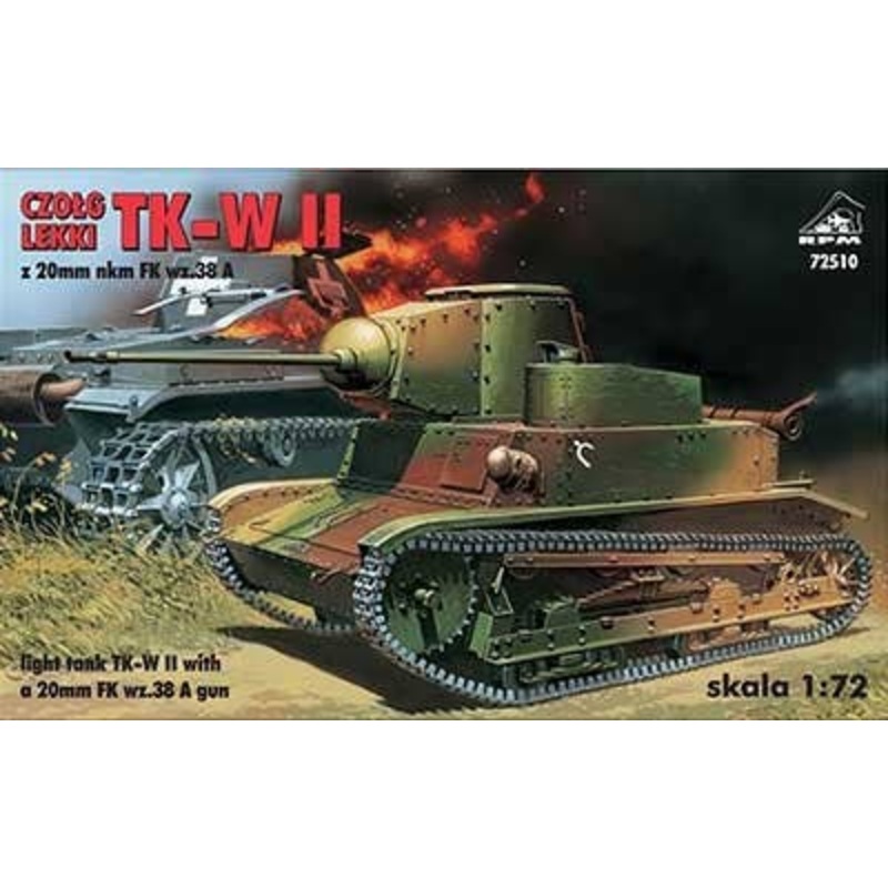 1/72 Light Tank TK-W II Armed with a 20mm FK wz.38 A Gun