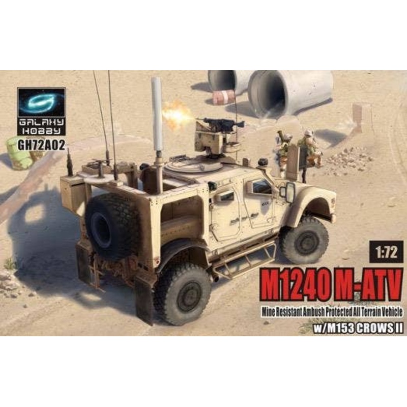 1/72 M1240 M-ATV w/M153 CROWS II Mine Resistant Ambush Protected All Terrain Vehicle