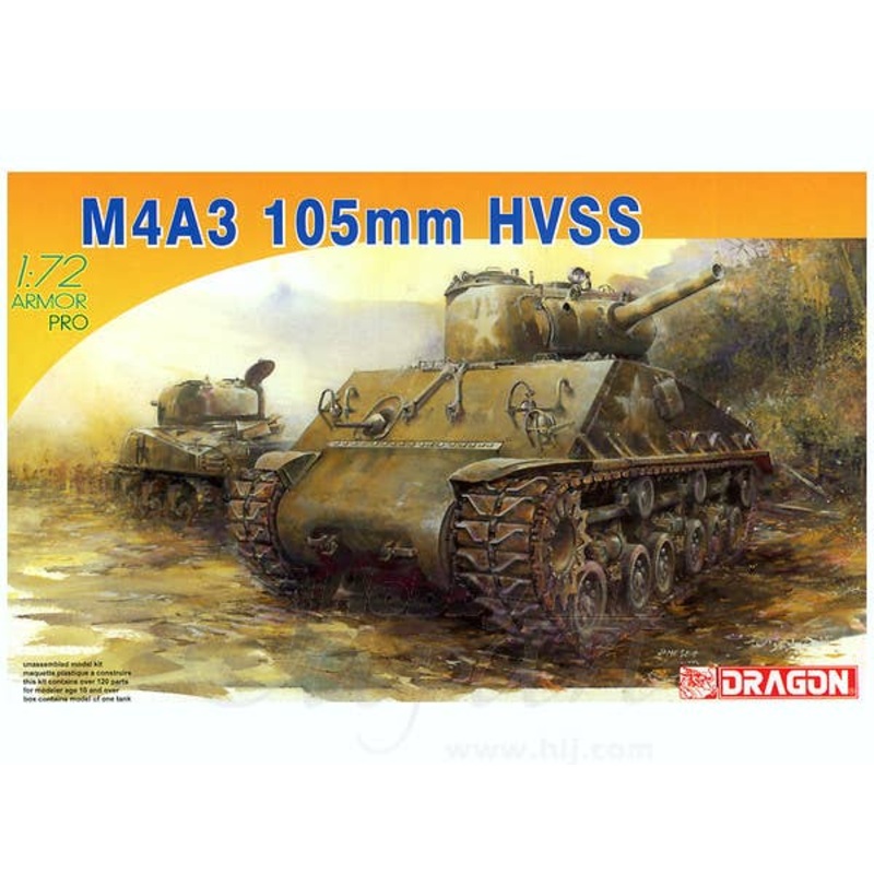 1/72 M4A3 105mm HVSS