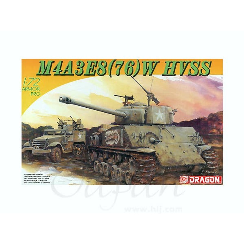 1/72 M4A3E8(76)W Sherman