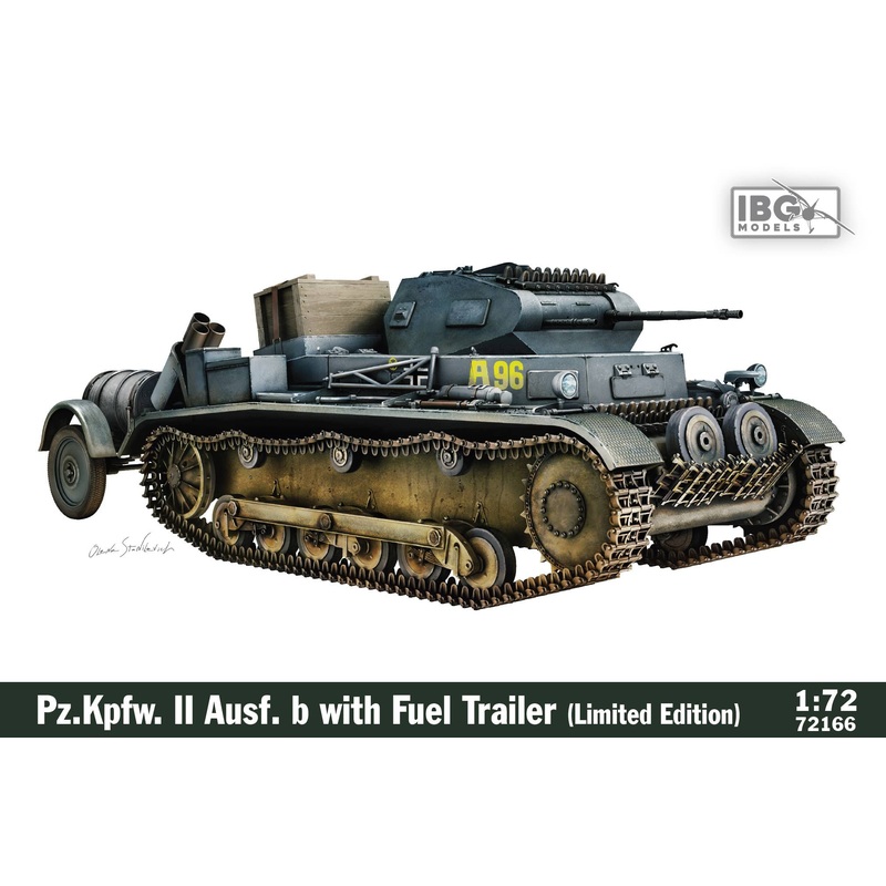 1/72 Pz.Kpfw. II Ausf. b with Fuel Trailer (Limited Edition)