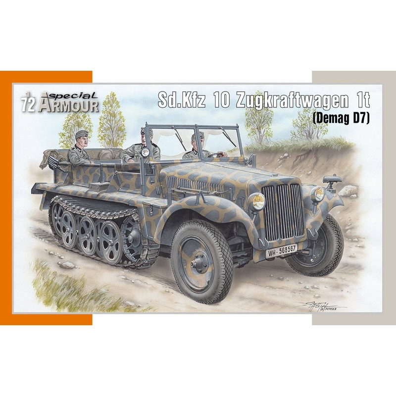 1/72 Sd.Kfz 10 Zugkraftwagen 1t (Demag D7)