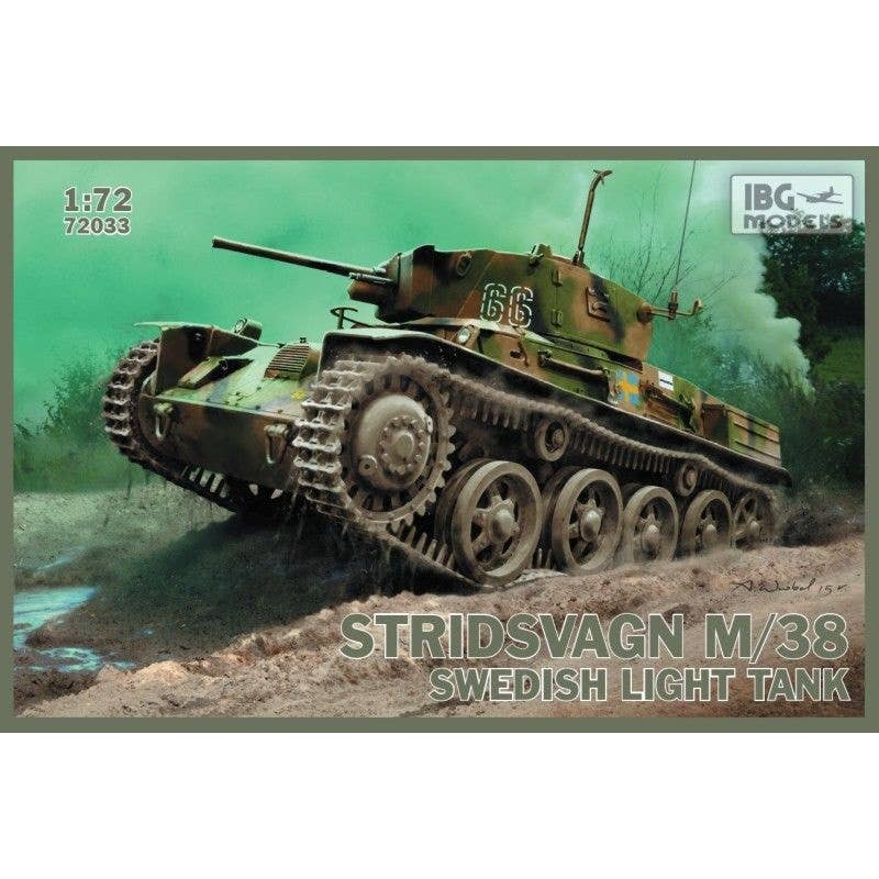1/72 Stridsvagn M/38 Swedish Light Tank