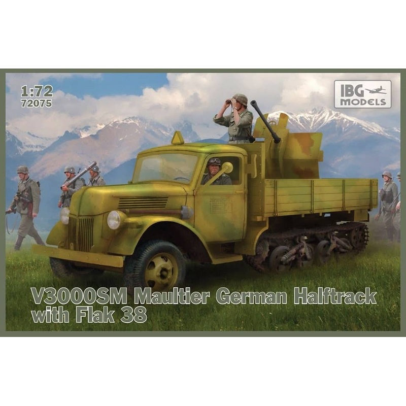 1/72 V3000SM Maultier with Flak 38
