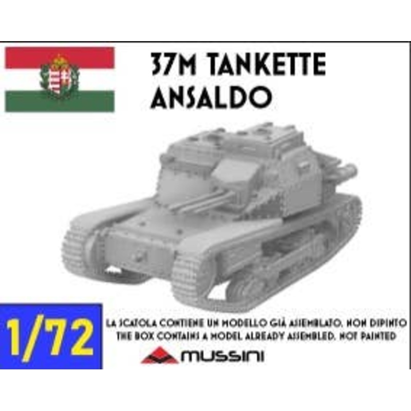 1/72 37M Tankette Ansaldo