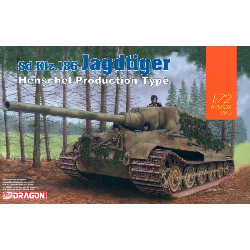 1/72 Jagdtiger Henschel Production Type