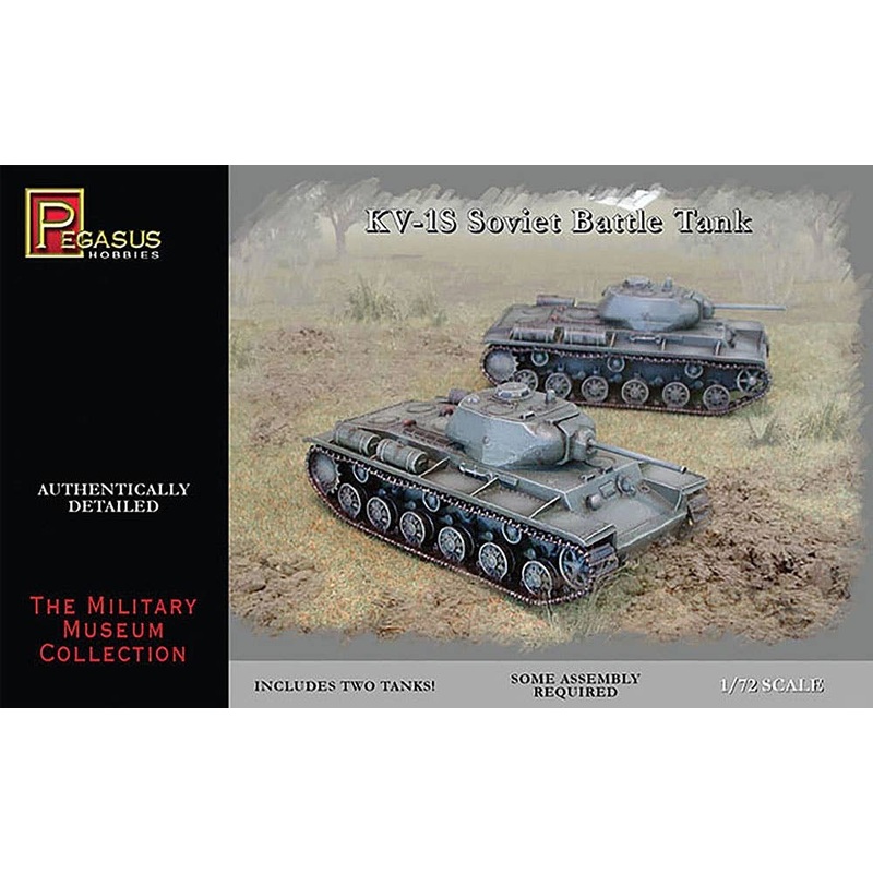 1/72 KV-1S Soviet Battle Tank (2 Kits)