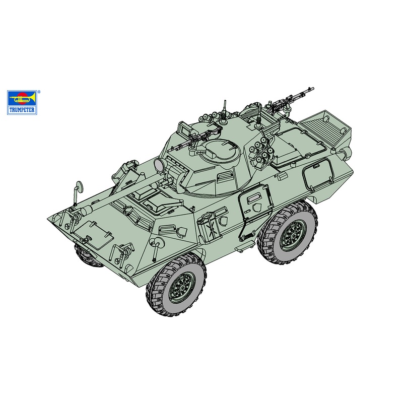 1/72 LAV-150 Commando Armored Vehicle 90mm Gun Variant